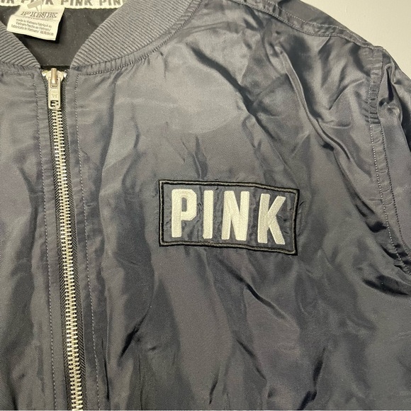 PINK by Victoria’s Secret Bomber Jacket Size Large - Picture 2 of 5